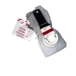 Novelty Ceramic Snowman Measuring Spoons Set Of 4